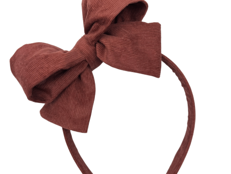 Marsala Corduroy :: Big Girl Headband on Sale