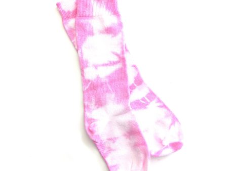 Pink Tie Dye :: Jefferies Knee Socks For Cheap