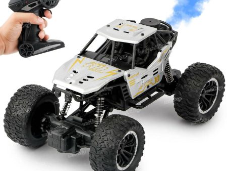 Remote Control Car for Kids with Mist Smoke Effect 2 WD Monster Truck Rock Crawler Climbing RC Toy Vehicle Car For Discount