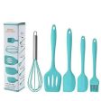 P-plus international premium silicone kitchen utensils set (5 pieces) on Sale