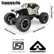 Remote Control Car for Kids with Mist Smoke Effect 2 WD Monster Truck Rock Crawler Climbing RC Toy Vehicle Car For Discount