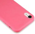 SQUIF Soft Silicone Fitted Skin case Back Cover for iPhone XR | 10r (Pink) Sale