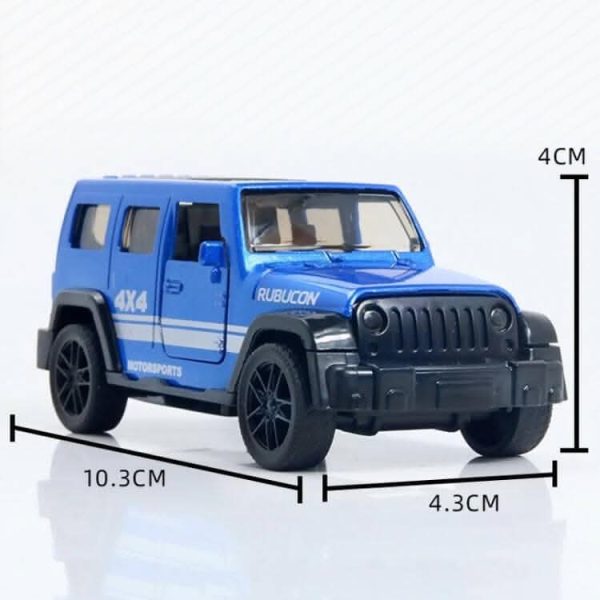 Alloy Car Model Off-road Car Two-door Pull-back Boy Car Toy Online now