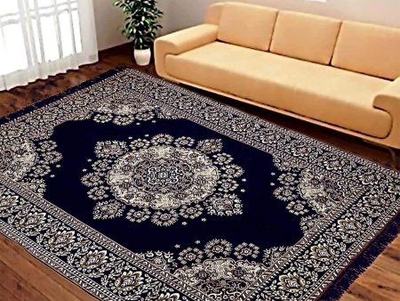 Home Style carpet for living room   hall - 5x7 feet( Black) Online Sale