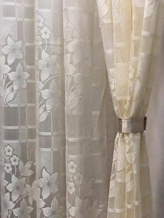 DHRUVI COLLECTION 213 cm (7 ft) Net Semi Transparent Door Curtain (Pack Of 2) Supply