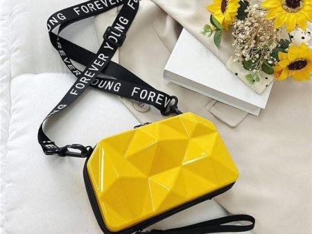 Fashion Street FS 3D Sling Box Bag Forever Young Sling bag (yellow) Online