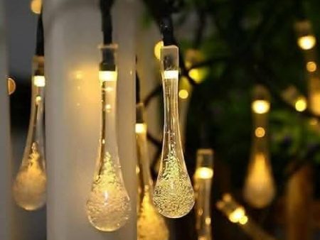 Water Drop LED Bulbs String Ball Globe Lights (14 lights) Online now