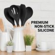 P-Plus International Cooking Spatula Set Cooking Spoon (Grey – pack of 5) Fashion