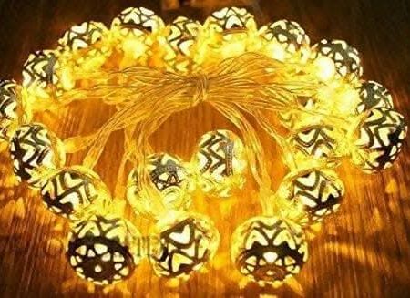 Metal Ball LED string Light (14 lights) For Cheap