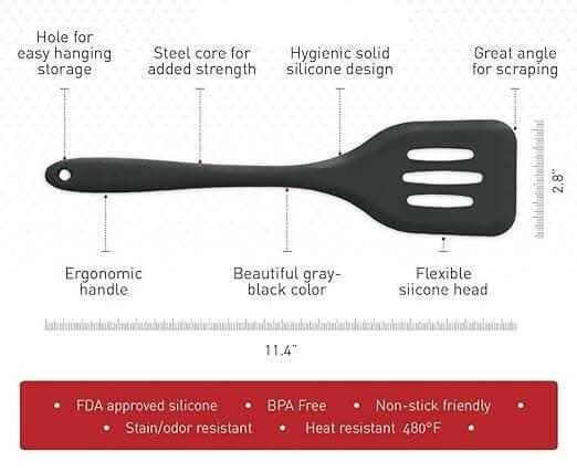 P-plus international silicone spatula turner for nonstick on Sale