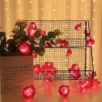 Red Rose Flower LED string light (14 Rose) Cheap