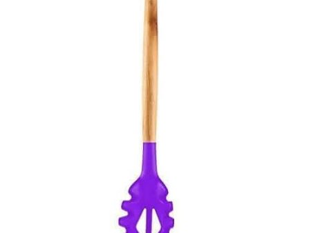 P-plus international silicone pasta fork, food grade noodle spoon (Purple) Supply