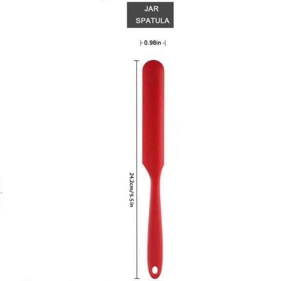 P-Plus International Silicone Non-Stick Heat Resistant Kitchen Utensil| Spatula Spoon (Pack of 2 RED) Online now