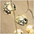 Metal Ball LED string Light (14 lights) For Cheap