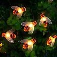 Honey bee string lights (14 lights) For Sale