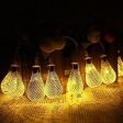 Golden String Lights Metal water drop light for home Decoration Lights (14 lights) Discount