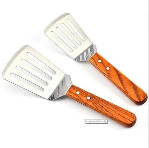 P-plus international turner professional grade stainless steel spatula (set of 2) Online Hot Sale