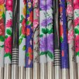 SENECIO SS Floral Geometric Printed Colorful Chopstick Hair Stick (12Pc) Supply