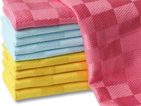 P-PLUS INTERNATIONAL Nanoscale Cleaning Cloths , Kitchens and Cars (Pack of 10 - Random Color) For Discount