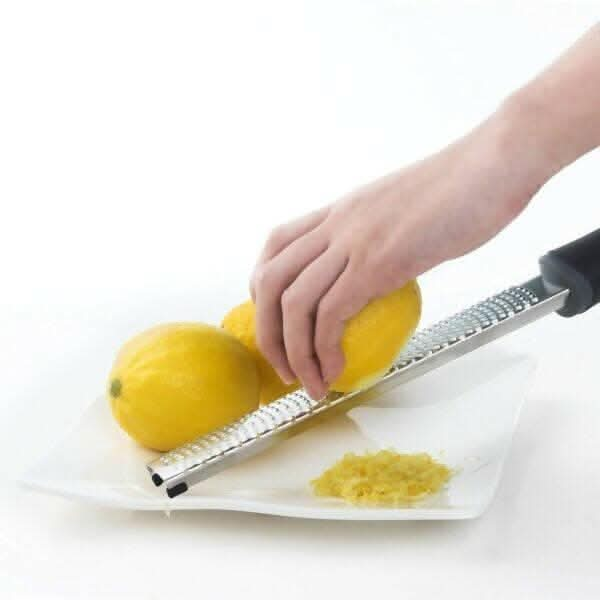 P-Plus International Stainless Steel, Plastic Lemon Zester & Cheese Grater (Black) Online Sale