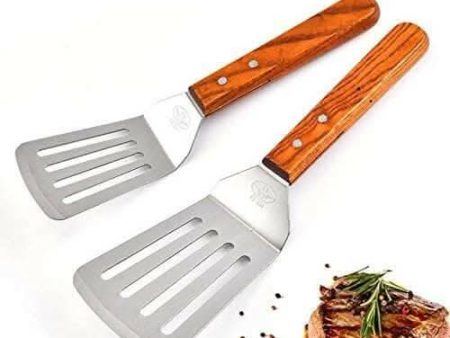 P-plus international turner professional grade stainless steel spatula (set of 2) Online Hot Sale