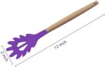 P-plus international silicone pasta fork, food grade noodle spoon (Purple) Supply