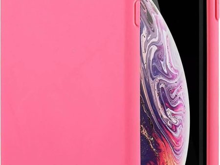 SQUIF Soft Silicone Fitted Skin case Back Cover for iPhone XR | 10r (Pink) Sale