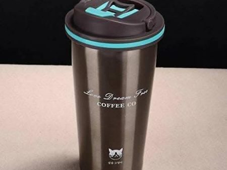 P-plus international insulated mug travel mug (Grey) Fashion