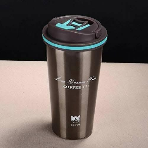 P-plus international insulated mug travel mug (Grey) Fashion