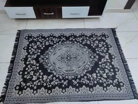 Ravishing Carpets for living room   home - 5x7 feet (Black) Hot on Sale