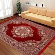 Rinki Home Furnishings Multicolor Cotton Rugs(4.5x6.5 feet, red) For Discount